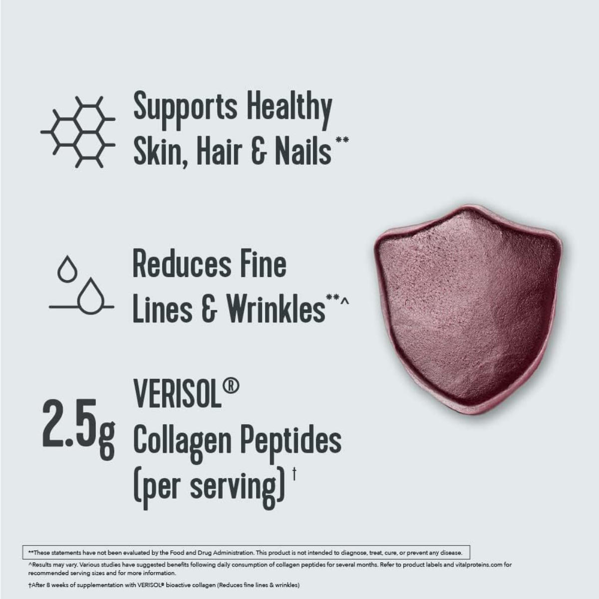 Vital Proteins Collagen Gummies - Grape - 120 Gummies