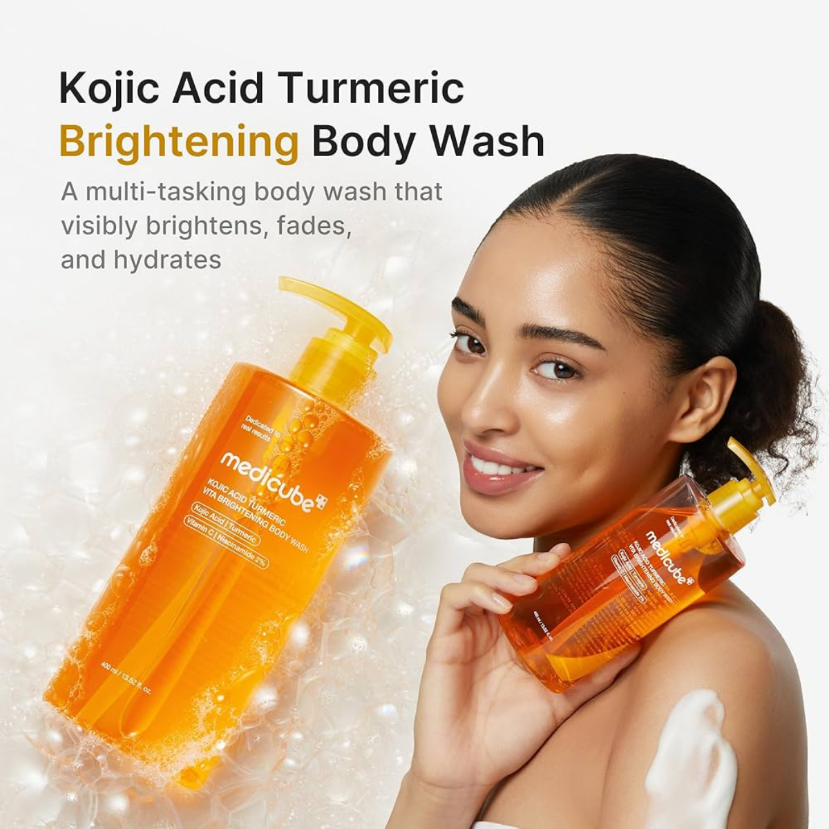 Medicube Kojic Acid Turmeric Vita Brightening Body Wash - 13.52 fl oz