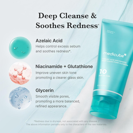 Medicube Azelaic Acid Capsule Cleansing Foam - 4.23fl.oz