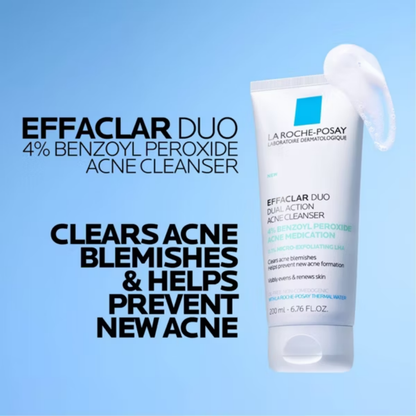La Roche Posay Effaclar Duo Dual Action Acne Face Cleanser - 6.7 fl oz