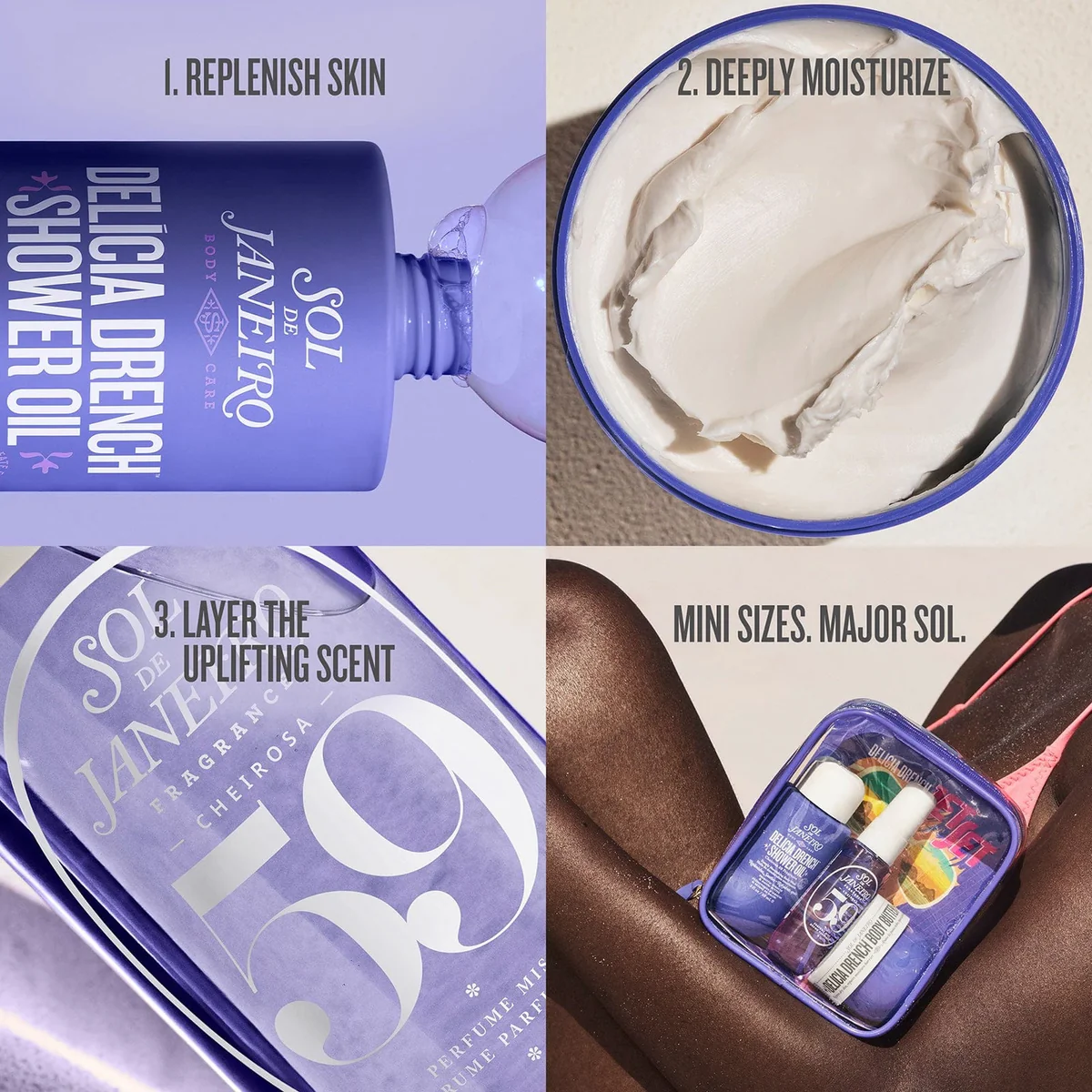 Sol de Janeiro Delícia Drench™ Jet Set- 3ct