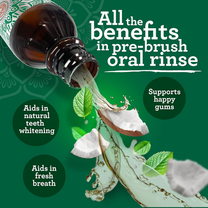 Guru Nanda Oil Pulling Rinse - Wild Mint 8 fl oz