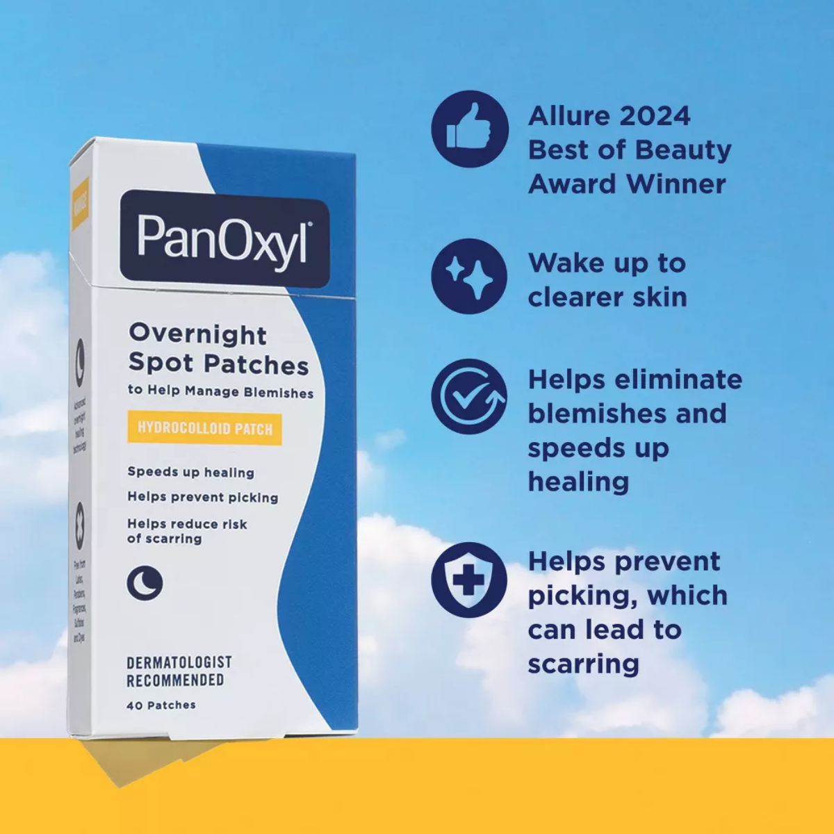 PanOxyl Overnight Spot Patches - 40ct