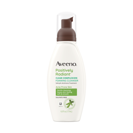 Aveeno Positively Radiant Clear Complexion Foaming Cleanser - 5 FL OZ