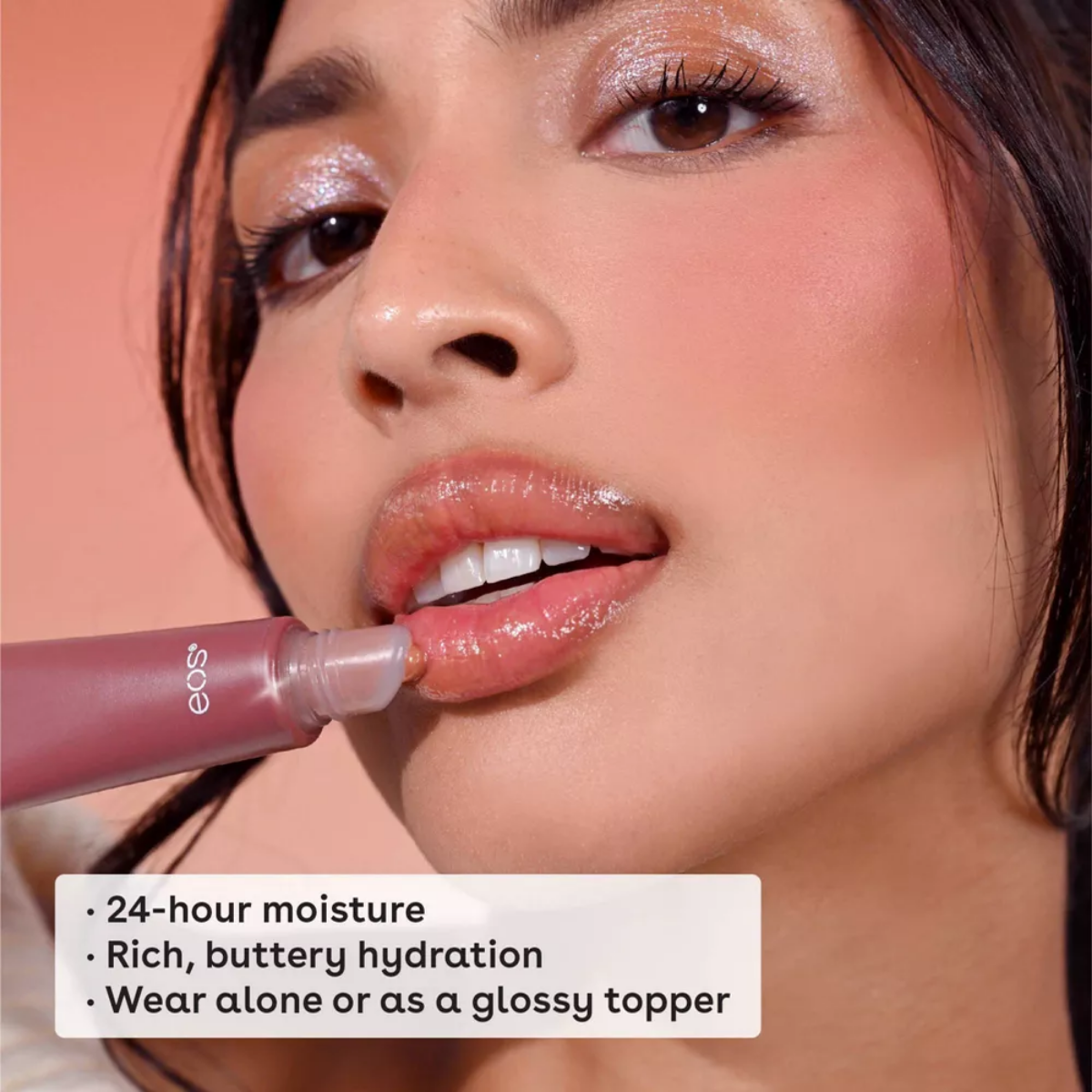 eos Holiday Tinted Super Balm - Salted Caramel - 0.35 fl oz
