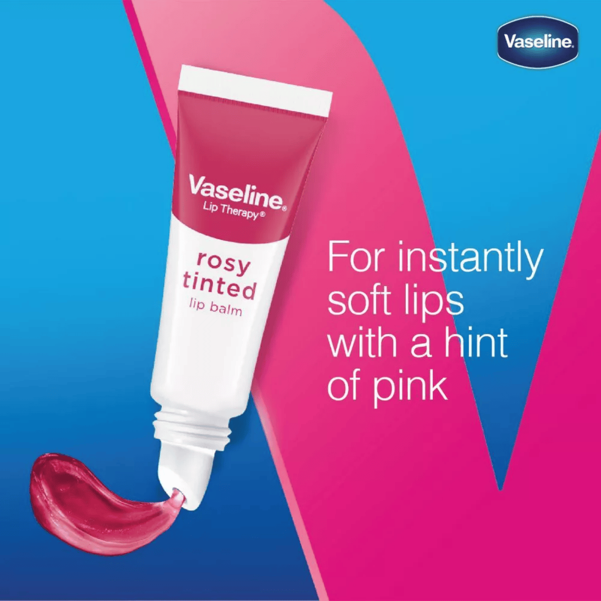 Vaseline Lip Therapy Rosy Lip Balm - Twin Pack