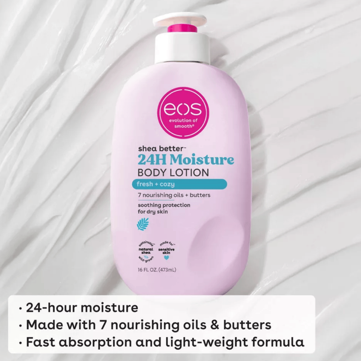 EOS Body Lotion Fresh and Cozy 16 FL OZ