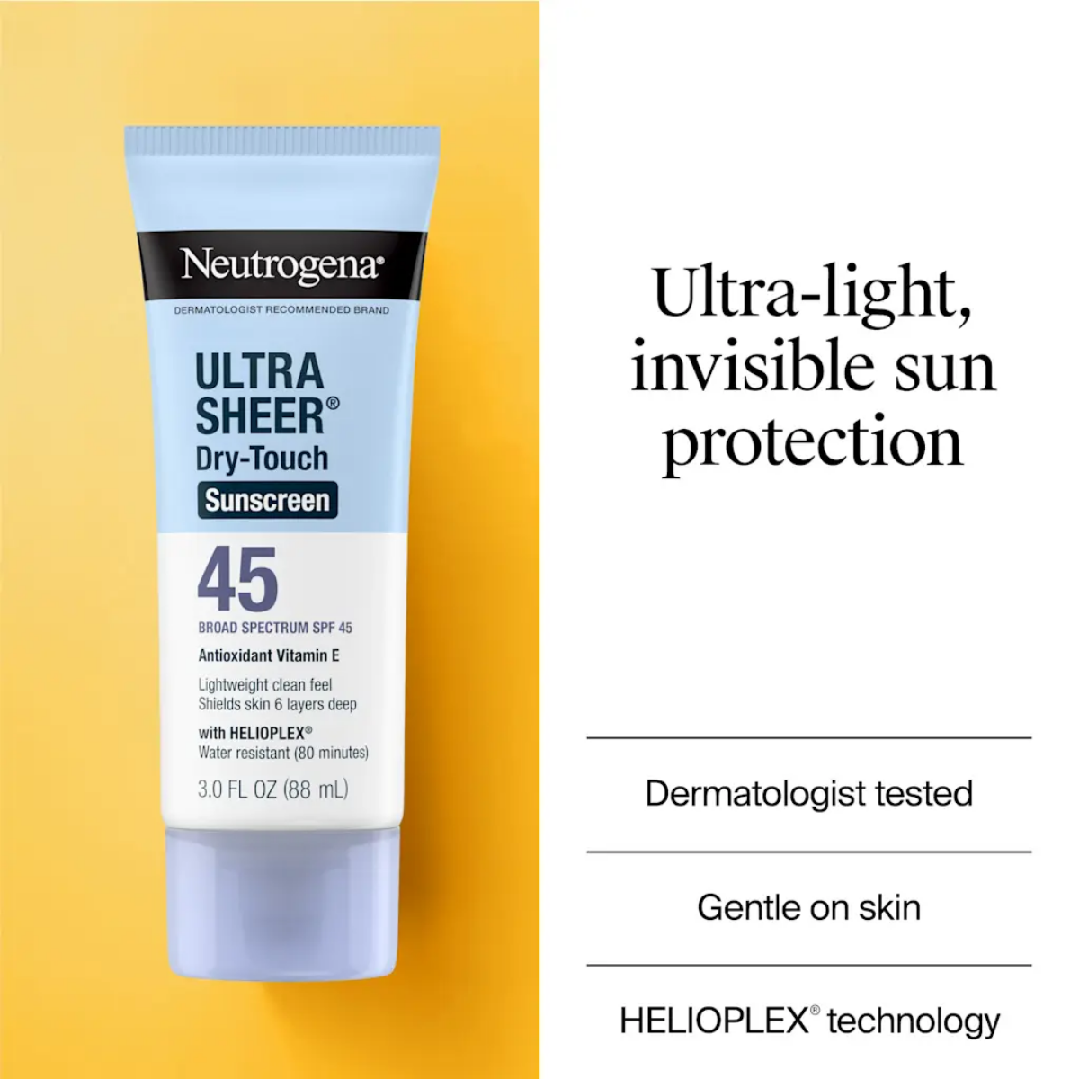 Neutrogena Ultra Sheer Dry-Touch Sunscreen Lotion - SPF 45