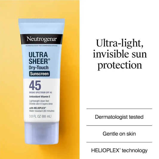 Neutrogena Ultra Sheer Dry-Touch Sunscreen Lotion - SPF 45