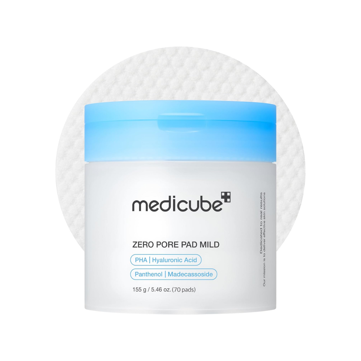 Medicube Toner Pads Zero Pore Pad Mild 2.0 - 5.46oz (70 pads)
