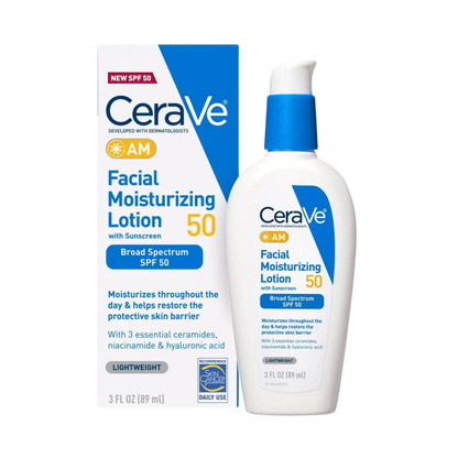 Cerave AM Lotion Face Moisturizer with SPF 50 - 3oz