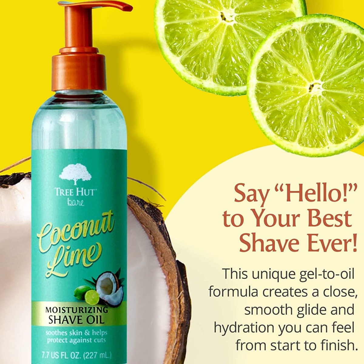 Tree Hut Coconut Lime Moisturizing Shave Oil 7.7 fl oz