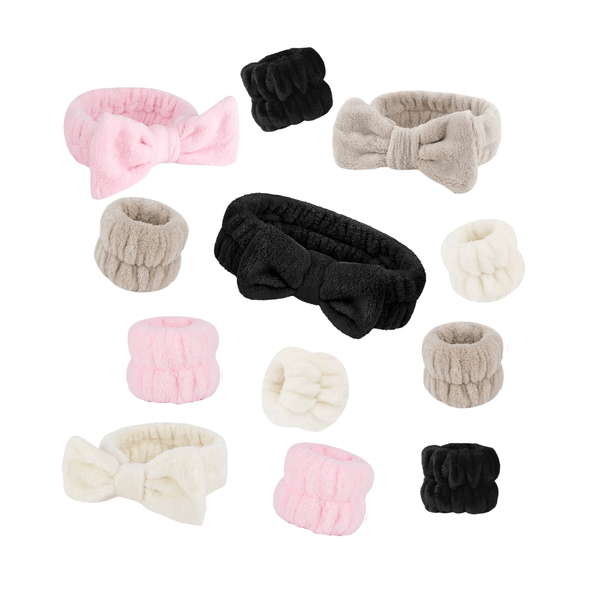 Spa Headband & 2pc Wristband