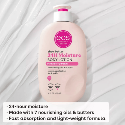 EOS Body Lotion Strawberry Dream Lotion 16 FL OZ