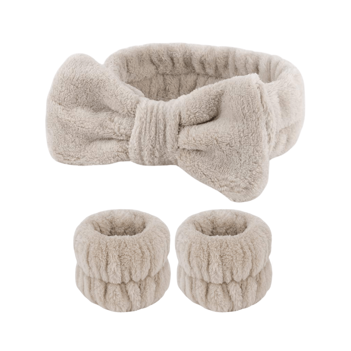 Spa Headband & 2pc Wristband