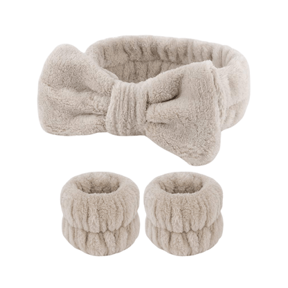 Spa Headband & 2pc Wristband