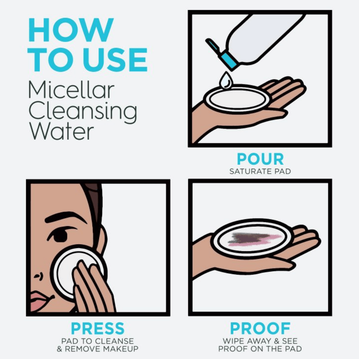 Garnier All-in-1 Waterproof Micellar Cleansing Water 13.5 FL OZ