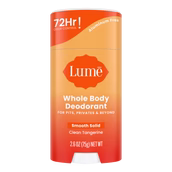 Lume Whole Body Deodorant Smooth Solid Stick Clean Tangerine 2.6 oz