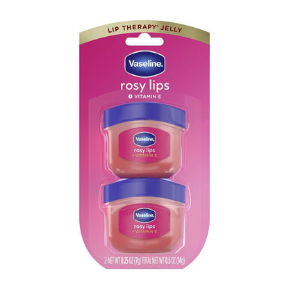 Vaseline Lip Therapy Fragrance free Rosy Lips Twin Pack - 2ct/0.5oz