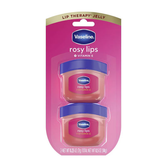 Vaseline Lip Therapy Fragrance free Rosy Lips Twin Pack - 2ct/0.5oz
