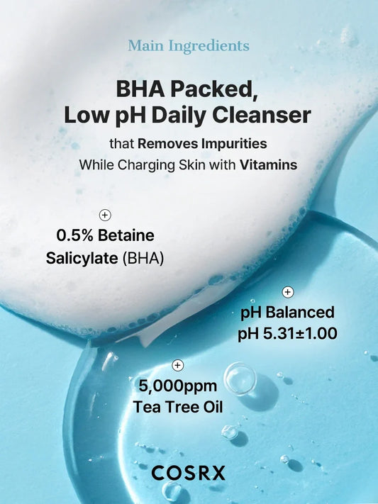 COSRX Low pH Good Morning Gel Face Cleanser 5.07 fl oz