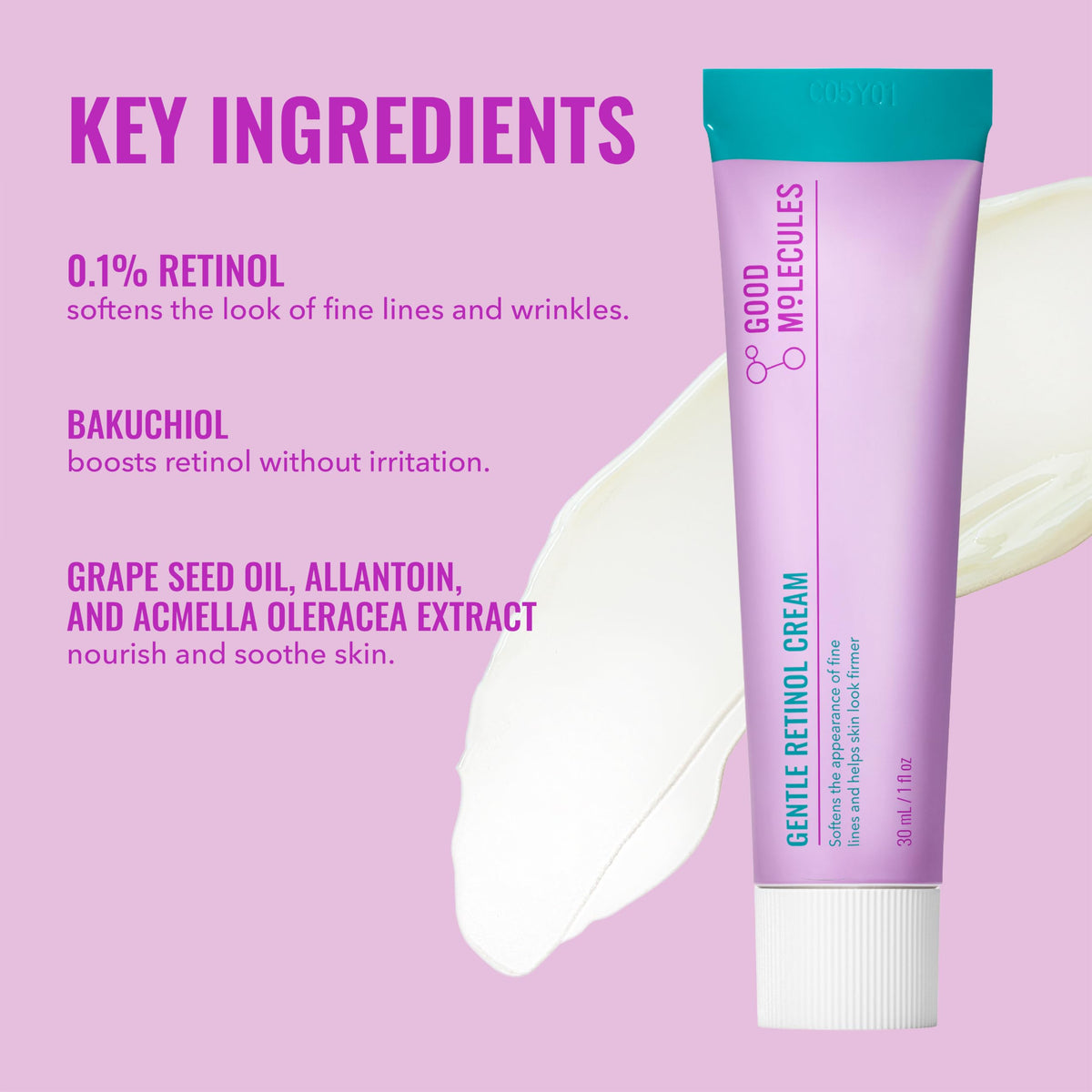 Good Molecules Gentle Retinol Cream 1 FL OZ