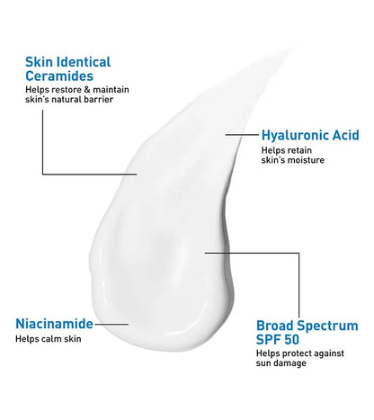 Cerave AM Lotion Face Moisturizer with SPF 50 - 3oz