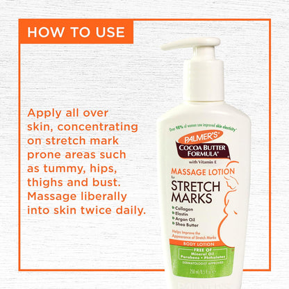 Palmer's Massage Lotion for Stretch Marks 8.5 fl oz