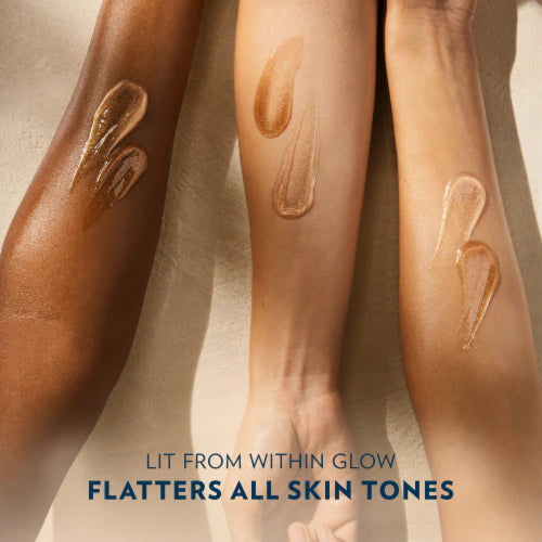Vaseline Glazed & Glisten Vanilla Cocoa Shimmering Gel Body Oil - Golden Hour Glow - 6.8 fl oz