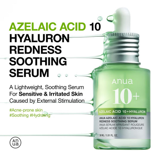 Anua Azelaic Acid 10 Hyaluron Redness Soothing Serum 1.01 FL OZ