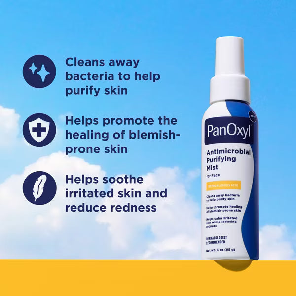 PanOxyl Hypochlorous Acid Antimicrobial Purifying Mist - 3oz