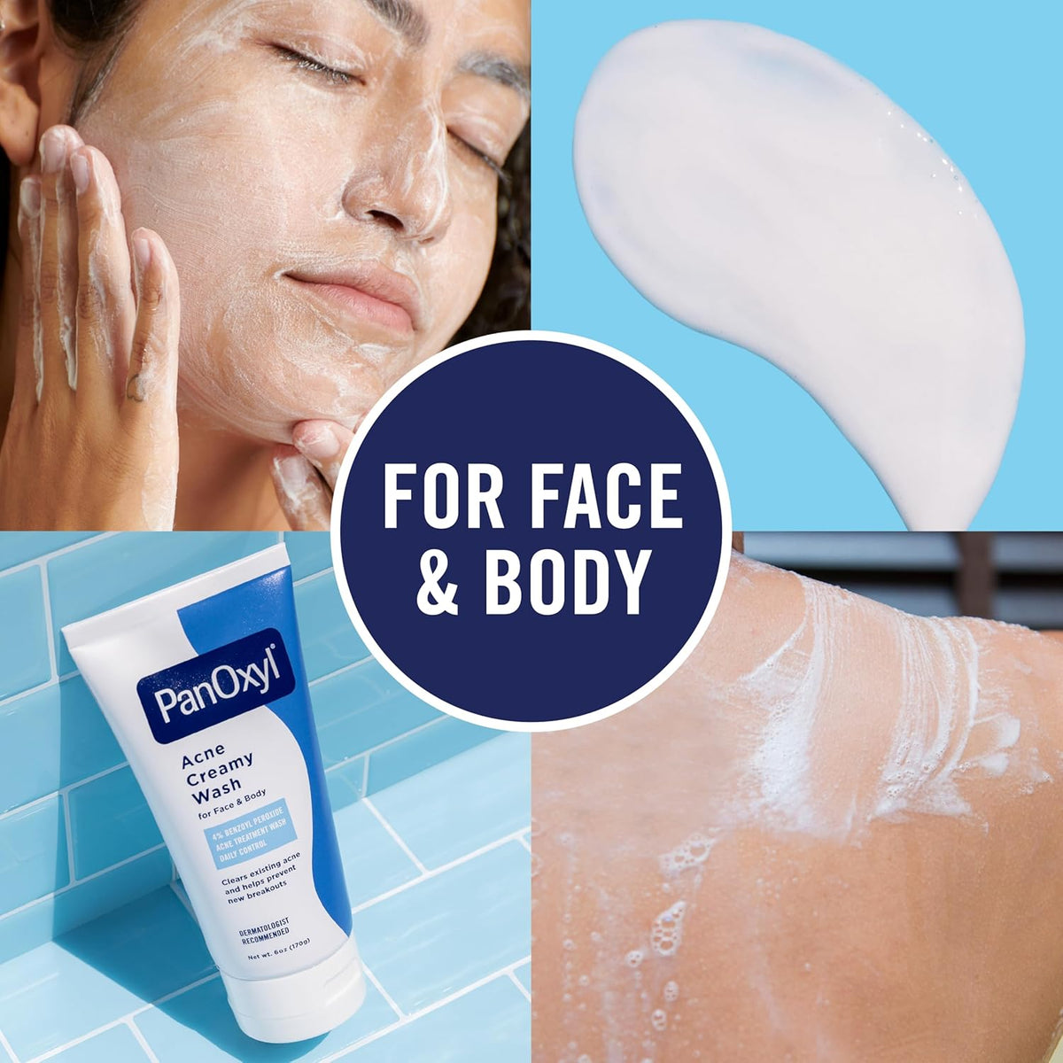 Panoxyl 4% Creamy Facial Treatment Wash - 6 oz