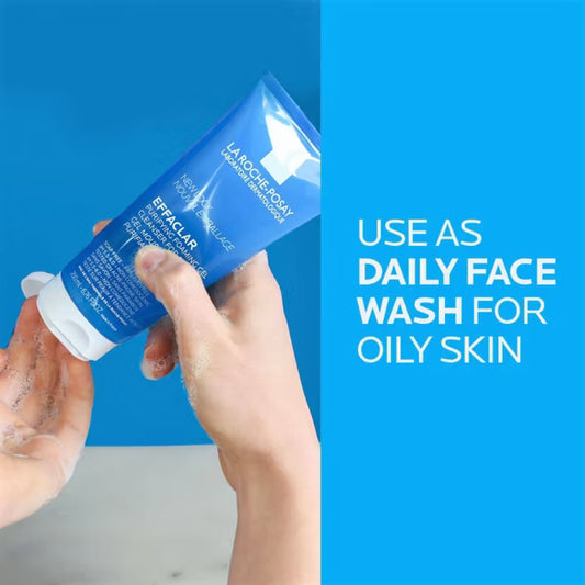 La Roche Posay Effaclar Purifying Foaming Gel Face Cleanser - Unscented - 6.76 fl oz