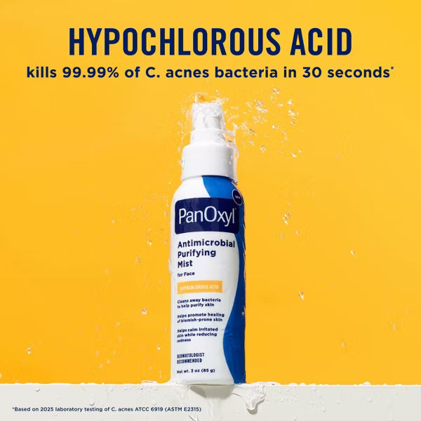 PanOxyl Hypochlorous Acid Antimicrobial Purifying Mist - 3oz
