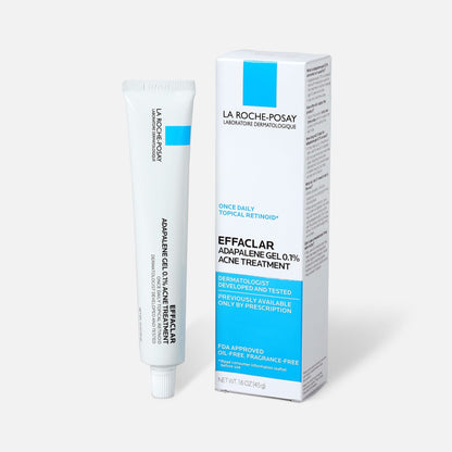 La Roche-Posay Unscented Effaclar Adapalene Topical Retinoid Oil Free Acne Treatment - 1.6oz