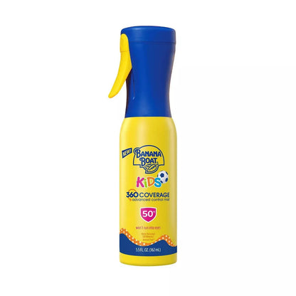 Banana Boat Kids' 360 Coverage Advanced Control Mist Sunscreen Sprayer - SPF 50 - 5.5 fl.oz