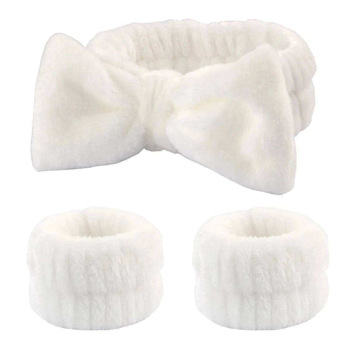 Spa Headband & 2pc Wristband