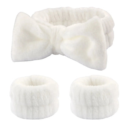 Spa Headband & 2pc Wristband